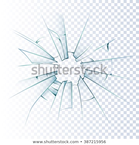 Stock photo: Broken Glass Illustration