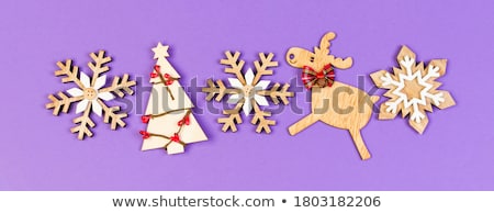 Foto stock: Christmas Snowflakes Decoration