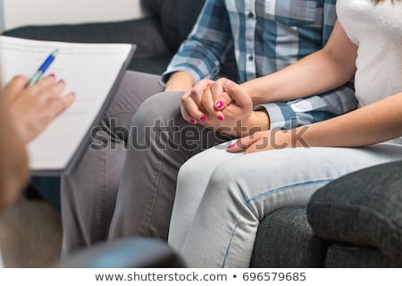 Foto stock: Husband And Wife During A Consultation