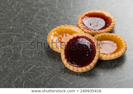 Stock photo: Shortcrust Pastry Biscuits With Apricot Jam