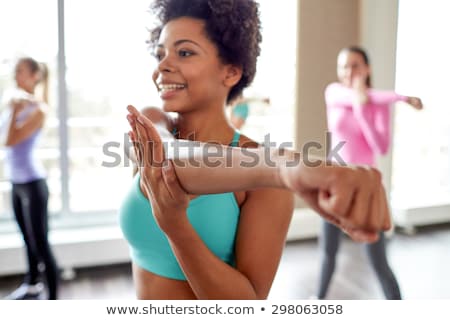 Stockfoto: Woman Exercising Zumba
