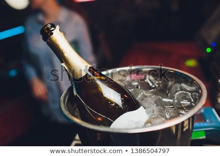 Сток-фото: Champagne In An Ice Bucket