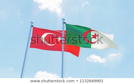Stock fotó: Turkey And Algeria Flags