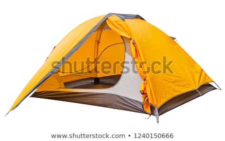 Stockfoto: Tourist Tent Isolated On White