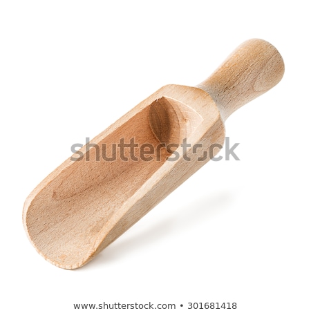 Stock photo: Wooden Scoop And Spoon