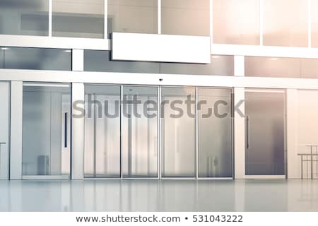 Stock photo: Entrance Sign In A Mart