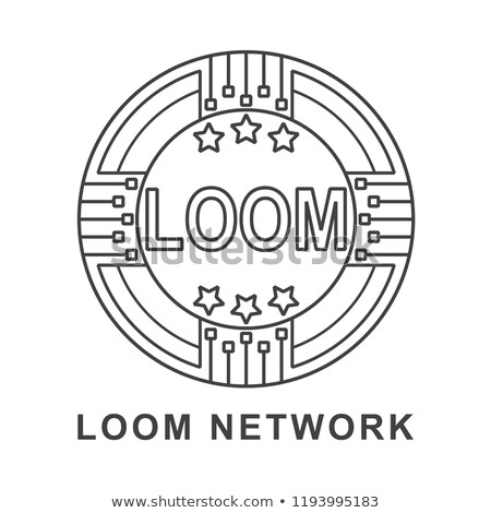 Stock foto: Loom - Loom Network The Logo Of Coin Or Market Emblem