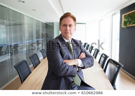 [[stock_photo]]: Portrait Of An Angry Businessman