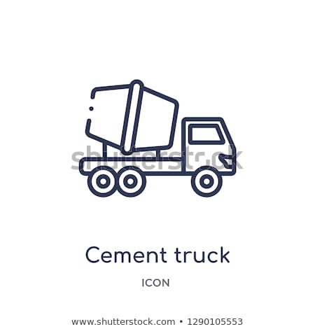 [[stock_photo]]: Icon Of Concrete Mixer