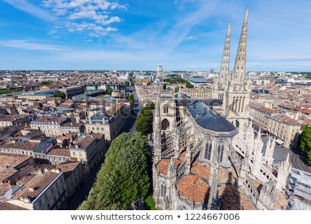 Stock photo: Saint Andre Cathedral On Place Pey Berland In Bordeaux