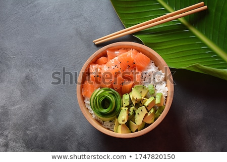 Stock foto: Sushi With Salmon