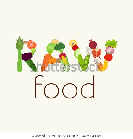 Stockfoto: The Concept Of Healthy Nutrition Raw Food Diet Veggie