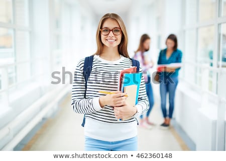 Frumoasă Studentă Imagine de stoc © Pressmaster