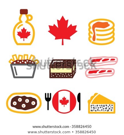 Canada Food Nanaimo Bar Illustration Stock fotó © RedKoala