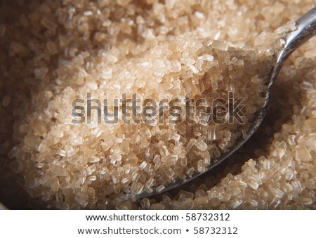 Brown Sugar Close Up In A Bowl Stock foto © Frannyanne