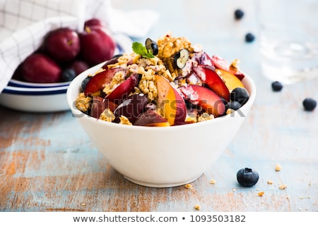 Stock photo: Muesli And Fruits