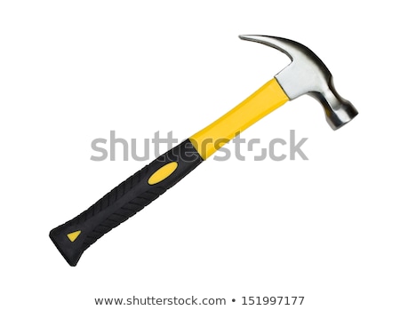 Stock fotó: Claw Hammer Isolated On White