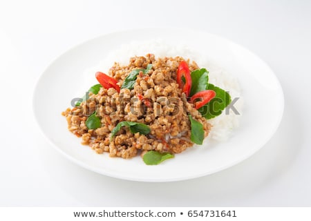 Stock photo: Stir Fried Minced Meat