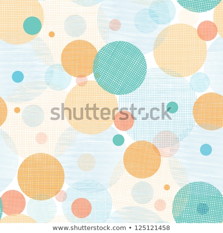 ストックフォト: Blue Bubbles Seamless Pattern Background