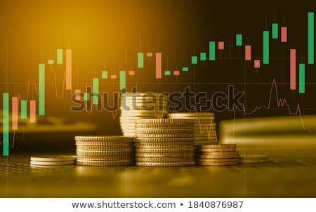 Сток-фото: Coins Chart