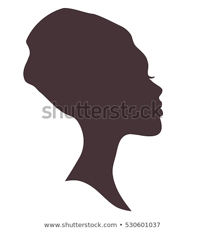 Head Of A Beautiful Woman In A Black Hat [[stock_photo]] © Essl