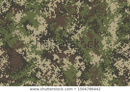Stock photo: Camouflage Fabric