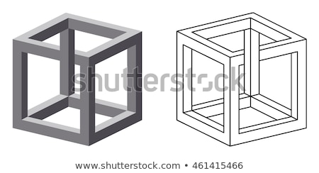 Foto stock: Impossible Cube