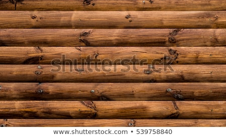 Stock photo: Log Cabin Wall Background