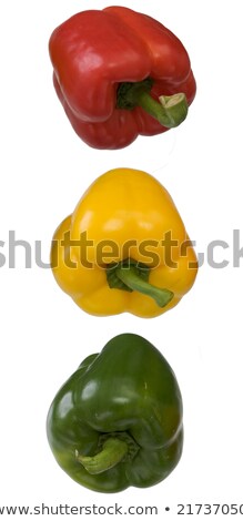 Three Pepper With The Torn Off Handles Stockfoto © pzAxe