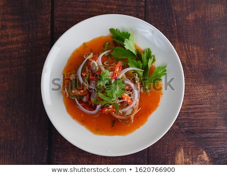 Stock photo: Salad Canned Sardines Or Mackerel