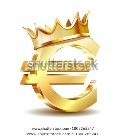 Euro With Golden Crown Stok fotoğraf © tassel78