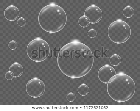 Foto stock: The Bubbles In Black And White