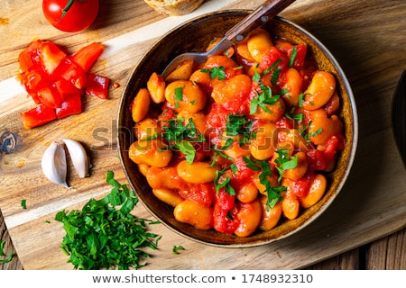 Spanish Fried White Beans Foto stock © Dar1930