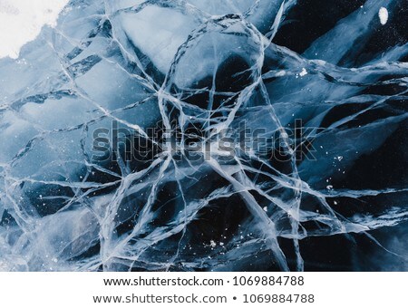 Stock fotó: Baikal Ice Texture