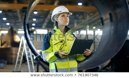 Foto stock: Engineer Woman