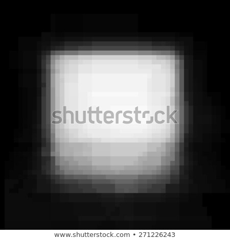 Stock photo: Vignette Pixel Grunge Vector White Stain On Black