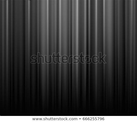 Stock fotó: Red Fabric Curtain On Gray Background