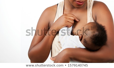 Stock photo: Woman Breastfeeding Baby