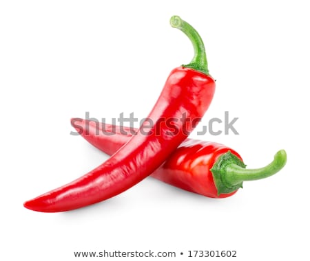 Zdjęcia stock: Two Red Chilly Peppers