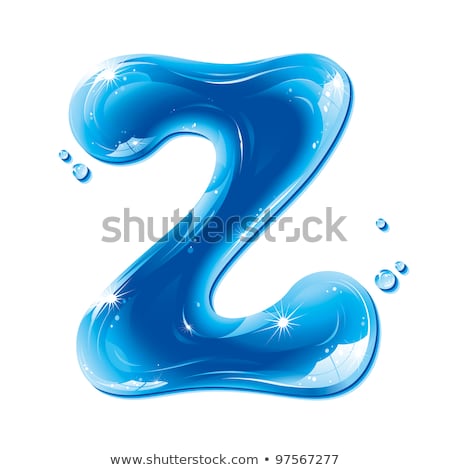 [[stock_photo]]: Abc Series - Water Liquid Letter - Capital Z  