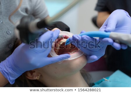 Stok fotoğraf: Close Up Dental Instruments