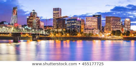 [[stock_photo]]: Portland Downtown Skyline At Blue Hour