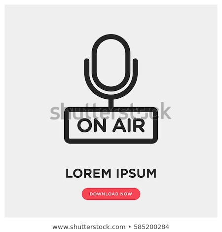 [[stock_photo]]: On Air Broadcasting Icon On White Background