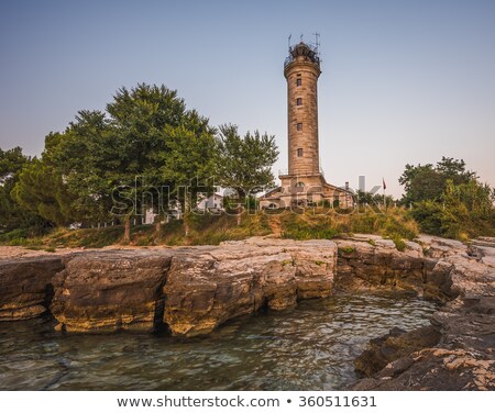 Foto stock: Lighthouse In Savudrija Istria Croatia