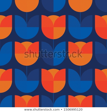 Stockfoto: Abstract Tulip Geometric Design