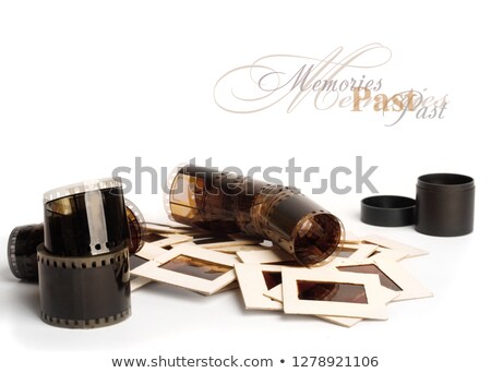 Stockfoto: Mounted Film And Film Strip Holder Isolated