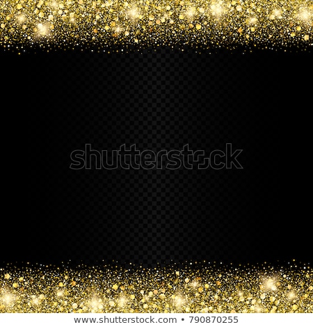 Foto stock: Bright Christmas Lights Illustration On A Dark Transparent Background Eps 10 Vector Design