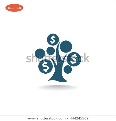 Foto stock: Dollar Currency Symbol Shaped Plant