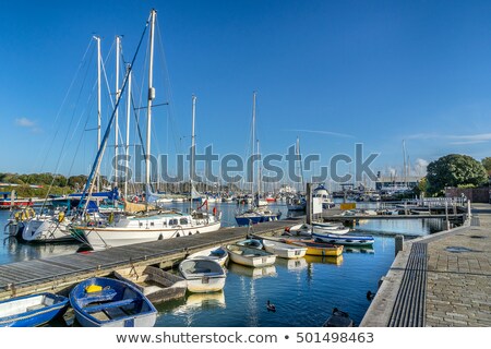 Stok fotoğraf: The Quay In Lymington Uk