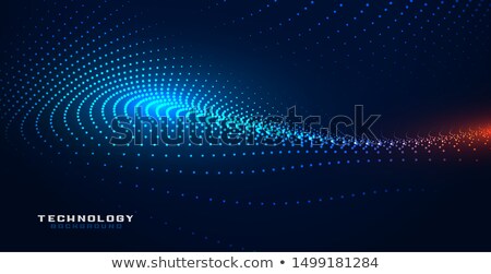 Stock photo: Techology Particle Mesh Background Design